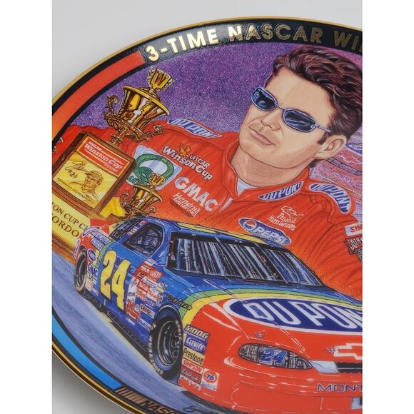Vintage 2000 JEFF GORDON 24 Collectors Plate #0755A Simply the Best by BRADEX - Picture 3 of 6